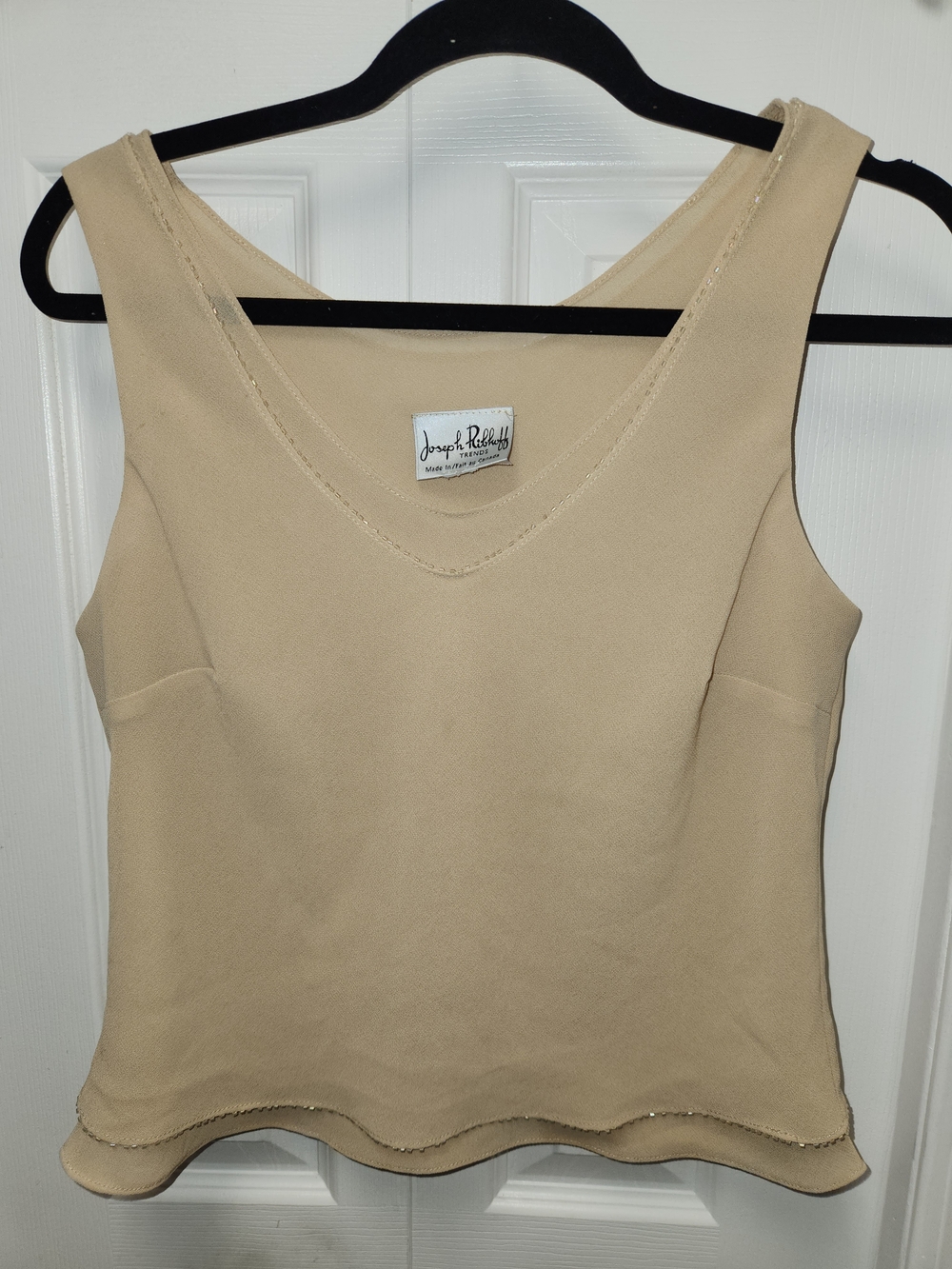 🍉Joseph Ribkoff Beige Open Front Jacket & Shell - Picture 2 of 11